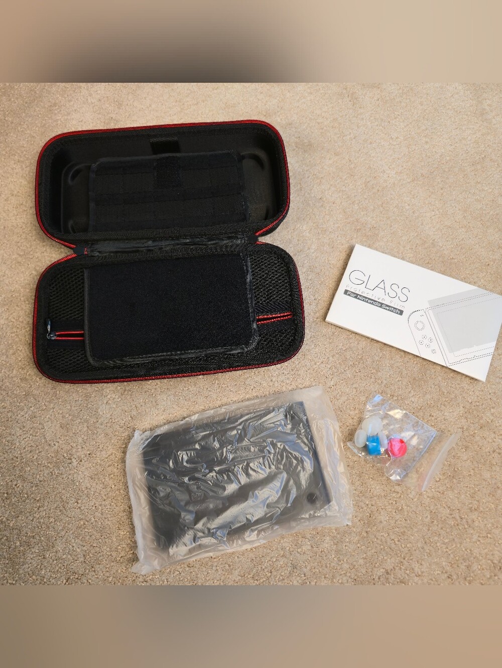 Nintendo Switch Kit bundle By Keten, Screen Protector, Knobs